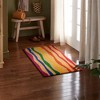 TOWN & COUNTRY TERRA Ravine Abstract Mountain Outdoor Door Mat, Natural Coir, Heavyweight, Non-Slip Entryway Mat - 2 of 4