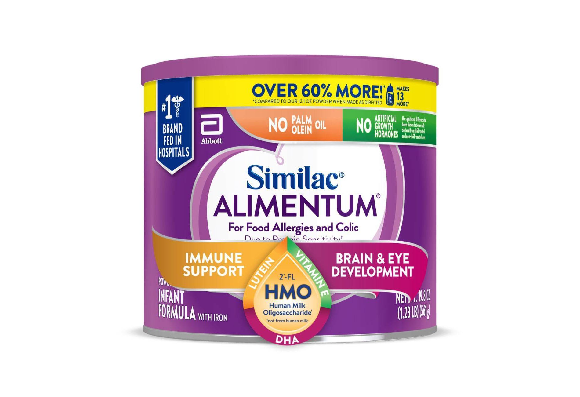 Similac Alimentum Non GMO Hypoallergenic Powder Infant Formula - 19.8oz