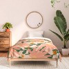 Meadow of Autumn Wildflowers Lane and Lucia Comforter Set Orange/Green/Beige - Deny Designs - 3 of 4