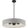 Livex Lighting Elmhurst 5 - Light Pendant in  Black - 3 of 4
