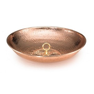 16.5" Rain Chain Polished Copper Basin - Good Directions - 1 of 4