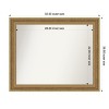 Elliot Gold Non-Beveled Framed Bathroom Vanity Wall Mirror - 3 of 4