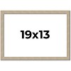 PosterPalooza | 19x13 Thin Barnwood Picture Frame, UV Acrylic, 2 Finishes - Grey and Black - 2 of 4