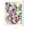 HomeRoots Abstract Floral White Framed Print Wall Art - 3 of 4