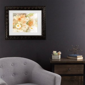 Trademark Fine Art Sheila Golden Garden Glow Matted Framed Art - 1 of 4