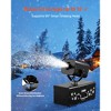 VEVOR Snow Machine, 1200W 90° Shaking Head Snow Maker with Wireless Remote Control, High Output Snowmaking Machine Coverage up to 12 ㎡, Black - 4 of 4