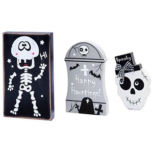 The Lakeside Collection Cutest Halloween Trio Signs - 1 of 3