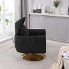 KTMBDW Mid-Century Swivel Accent Chair, Upholstered Fabric Armchair for Living Room, Bedroom - 4 of 4