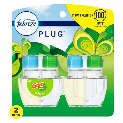 Febreze Odor-Fighting Fade Defy Plug Air Freshener Refill - Gain Original Scent