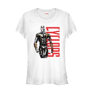 Juniors Womens Marvel X-Men Cyclops Portrait T-Shirt - 1 of 3