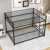 Full Over Full Metal Bunk Bed, Sturdy Frame with Ladder and Safety Guardrails, Space-Saving Design for children/Teens Bedroom, Easy Assembly - 4 of 4
