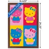 Trends International Hello Kitty: 19 Collage - Quad Framed Wall Poster Prints - 3 of 4