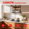 Hooure 30-Inch 1200 CFM 4-Speed Settings  Range Hood with Gesture Control - 3 of 4
