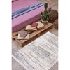 Maxax Boho Area Rug, Stripe Farmhouse Small Rugs with Fringe Tassels for Kitchen, Bedroom, Laundry, Doorway, Vintage Blue - 2 of 3