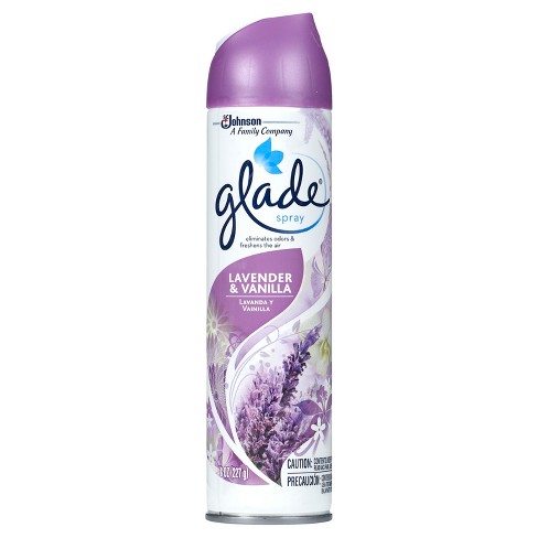 air freshener spray for room Glade Spray 8oz : Target Vanilla, & Lavender Air Freshener, Room