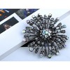 Anna-Kaci Dandelion Flower Aurora Borealis Crystal Rhinestone Fashion Pin Brooch - Multicolor - 2 of 4