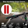 Unique Bargains Bike Handlebar Grips Covers 4.92" Red 1 Pair - 2 of 4