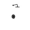 KubeBath Aqua Rondo Matte Black Shower Set w/ 8Inch Rain Shower - 2 of 4