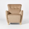 Kessler Wingback Accent Chair Velvet - Threshold™ designed with Studio McGee - 3 of 4