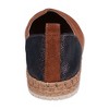 Cools 21 Paisley Two Tone Memory Foam Suede Slip on Flats - 3 of 4