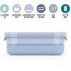 BPA-Free Plastic Food Storage Container with Silicone Boot & Airtight Lids - 3 of 4