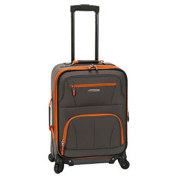Rockland Pasadena Expandable Softside Carry On Spinner Suitcase