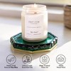 Craft & Kin Wood Wick, All-Natural Soy Aromatherapy Candle in Frosted Glass Jar  - 8 oz - 3 of 4