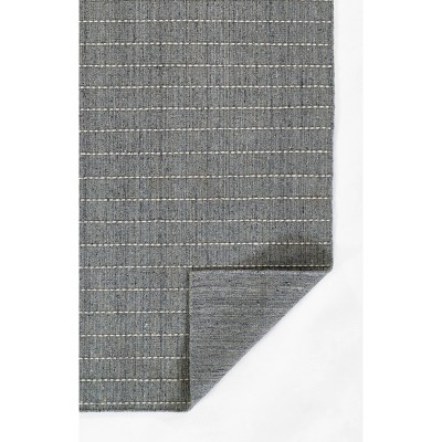 Oliver Blue Hand-Loomed Wool and Synthetic Runner Rug