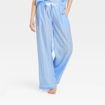 Women's Striped Simply Cool Pajama Pants - Stars Above™ Blue XS