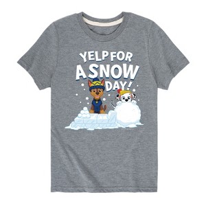 Boys' - Paw Patrol - Yelp For Snow Day Short Sleeve Graphic T-Shirt - 1 of 4