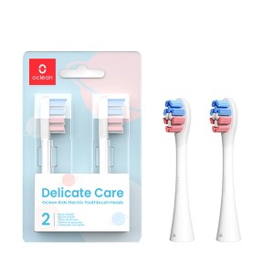 Oclean Delicate Care brush heads refill, compatible for all Oclean electric toothbrushes. Smaller size for hard-to-reach areas, soft bristle for - 1 of 1