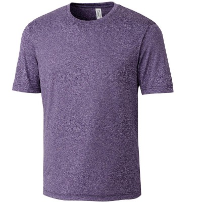 Clique Charge Active Mens Short Sleeve Tee - College Purple Heather ...