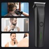 YEVYO Beard Trimmer, 3 in 1 Hair Clippers and Mens Grooming Kit, Face, Nose, Ear Hair Trimmer - Black - 3 of 4