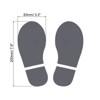 Unique Bargains Home Classroom Floor Stairs Decal PVC Footprint Sticker 8 Pairs - 2 of 4