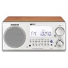 Sangean® Tabletop Retro Wooden-Cabinet Digital AM/FM/Clock Radio with Remote, Walnut, WR-2 in Brown - 2 of 4