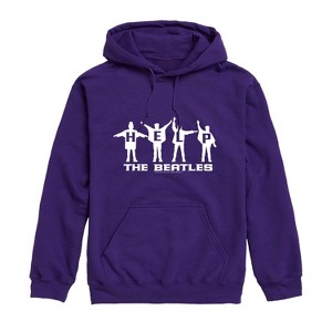 Men's - The Beatles - Help Graphic Fleece Pullover Hoodie - 1 of 4