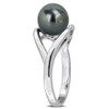 EVERLY JEWELRY | Sterling Silver 8-8.5mm Cultured Tahitian Pearl Ring - 2 of 4