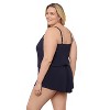 Aqua Green, Women's Keyhole Blouson Romper - 2 of 3