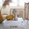 Storied Home Terra-cotta Sculptural Vase, Natural Sand Finish - 3 of 4