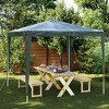 vidaXL Professional Outdoor Party Tent, Steel Frame Gazebo, UV-Water Resistant Polyethylene Canopy, 8.2'x8.2'x7.9' Green - 2 of 4