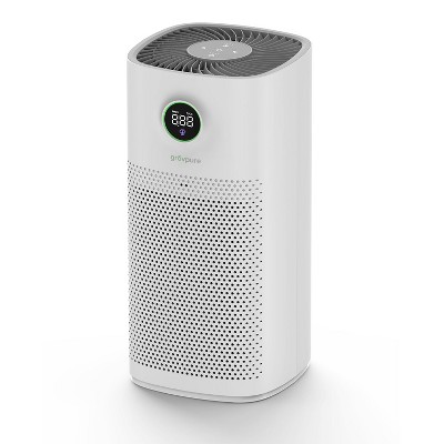 Aspen Quiet Air Purifier for Large Room with UVC Light, H13 True HEPA Filter, and Activated Carbon for Dust, Pollen, Smoke 2500 sqft Coverage