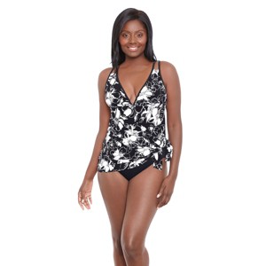 Trimshaper Women's Tracey Adjustable Coverage Swim Dress - 1 of 3