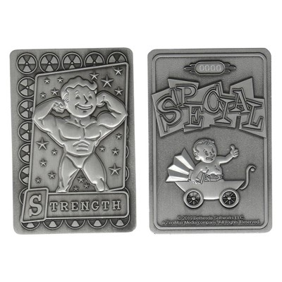 Fanattik Fallout Limited Edition Replica Perk Card | Strength