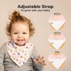 KeaBabies 10pk Organic Baby Bandana Bibs, Baby Drool Bibs for Baby Girl, Boy, Baby Bibs for Infant, Newborn - 3 of 4
