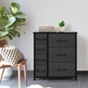 FONTOI Decorative Storage Cabinets, Sleek Cabinet to Transform Room's Aesthetic, Designed for Sophisticated,  Gray, 23.6"*11.8"*26.1" - 2 of 4