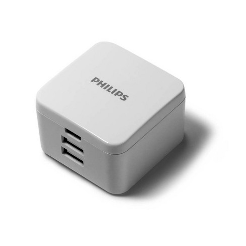 Philips 3-port Usb And Usb C Charger - White : Target