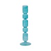 Glass Taper Candle Holder - Elegant Glass Candlestick - Decorative Home & Office Accent - Stylish Modern Design for Living Room & Bedroom - 2 of 4
