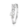 Ross-Simons Sterling Silver Panther Bangle Bracelet - 3 of 4