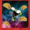 Boys' - Invader ZIM - ZIM Loves Tacos Long Sleeve Graphic T-Shirt - 2 of 4
