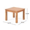 Minimalist Wooden Console Table,Solid Acacia Entryway Table with Slatted Top,Modern Sofa Side Table for Living Room or Patio-Maison Boucle - 4 of 4
